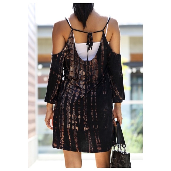 New Arrival 💗 Off the Shoulder Tie Dye Dress - Picture 6 of 6